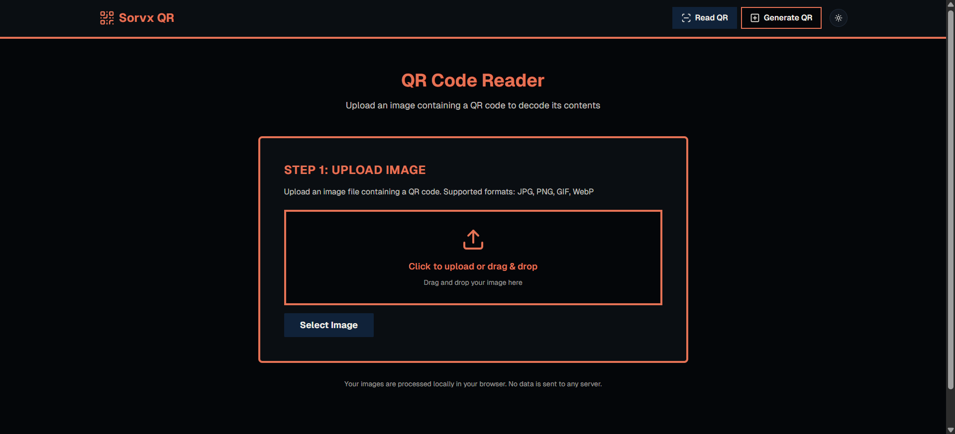 Sorvx QR preview